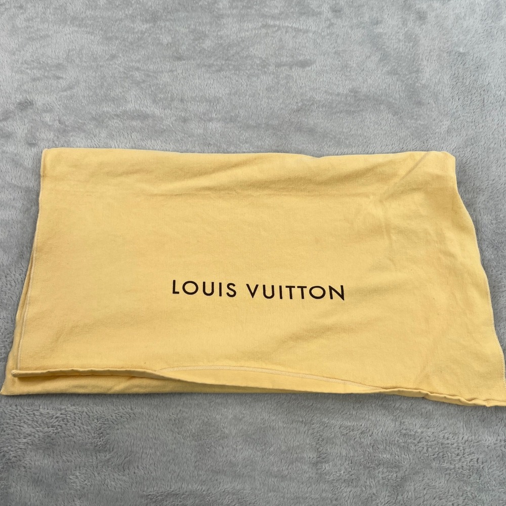 Louis Vuitton Dust Bag Tan Large Cotton Purse Handbag Storage Sleeper 20x12